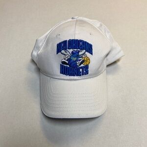 New Orleans Hornets Vintage White NBA Adjustable Hat